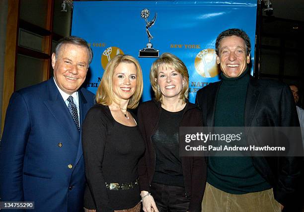 Marvin Scott, Jane Hanson, Diana Williams and Maury Povich