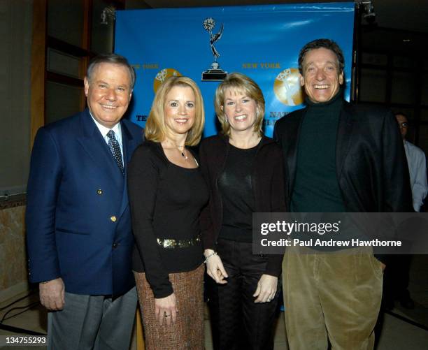 Marvin Scott, Jane Hanson, Diana Williams and Maury Povich