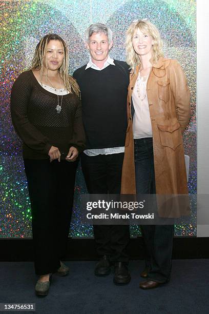 Kasi Lemmons, John Curran and Laura Dern during Film Independent 2007 Directors' Panel Discussion - March 7, 2007 at Pacific Design Center in West...