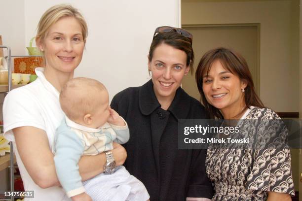 Kelly Rutherford with her son Hermes, Kelly Atterton and Adeena Karsseboom