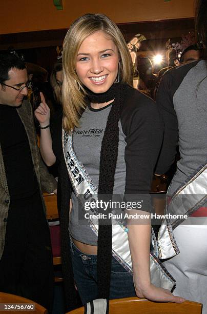 Miss Teen USA 2003 Tami Farrell during Miss Universe Holiday Party at MaMa Mexico in New York City, New York, United States.