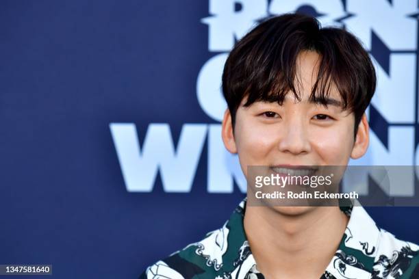 Kevin Woo attends the Premiere Of Disney Studios' "Ron's Gone Wrong" at El Capitan Theatre on October 19, 2021 in Los Angeles, California.