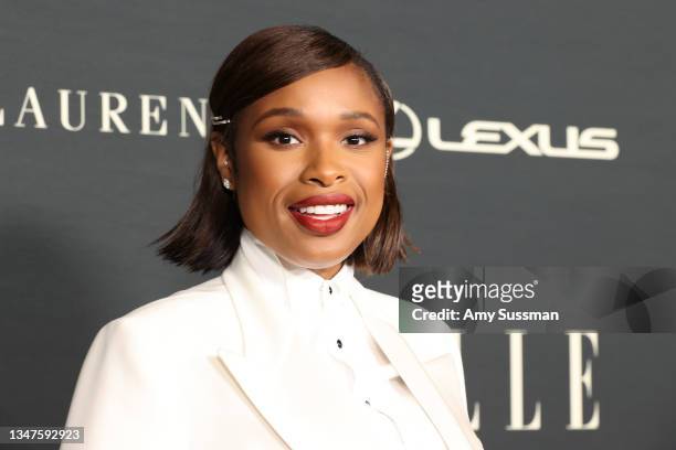 Jennifer Hudson attends the 27th Annual ELLE Women in Hollywood Celebration at Dolby Terrace at the Academy Museum of Motion Pictures on October 19,...