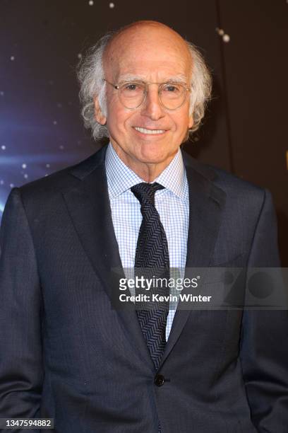 Larry David attends the premiere of HBO's "Curb Your Enthusiasm" at Paramount Pictures Studios on October 19, 2021 in Los Angeles, California.