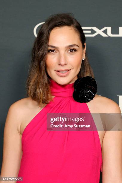 Gal Gadot attends the 27th Annual ELLE Women in Hollywood Celebration at Dolby Terrace at the Academy Museum of Motion Pictures on October 19, 2021...