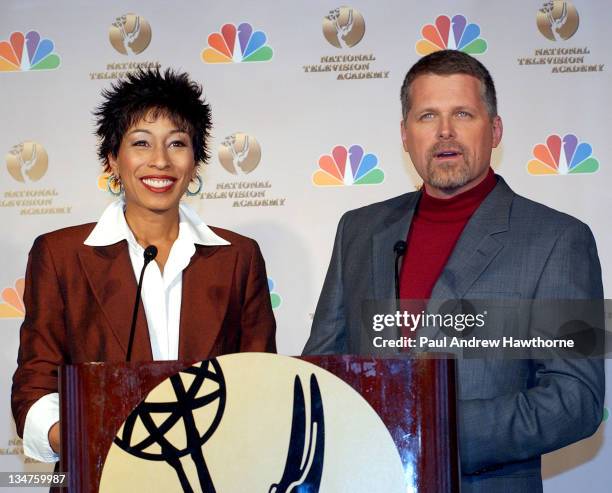 Tamara Tunie of "As the World Turns" and Robert Newman of "Guiding Light"
