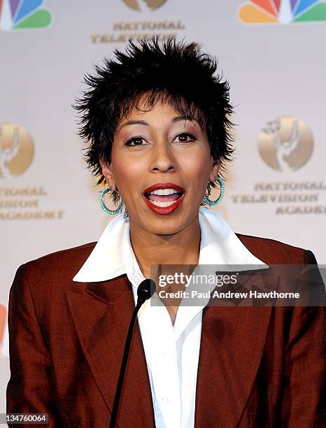 Tamara Tunie of "As the World Turns" during 31st Annual Daytime Emmy Awards Nominations Announced Live on "The Today Show" at Rainbow Room in New...
