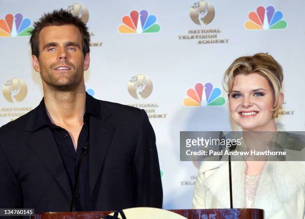 Cameron Mathison of "All My Children" and Heather Tom of "One Life to Live"