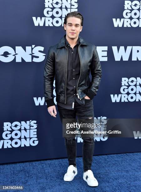 Ricardo Hurtado attends the Premiere of Disney Studios' "Ron's Gone Wrong" at El Capitan Theatre on October 19, 2021 in Los Angeles, California.