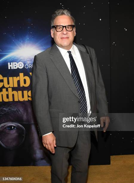 Jeff Garlin attends the Premiere Of HBO's "Curb Your Enthusiasm" at Paramount Pictures Studios on October 19, 2021 in Los Angeles, California.