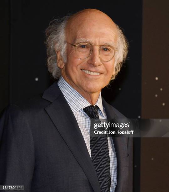 Larry David attends the Premiere Of HBO's "Curb Your Enthusiasm" at Paramount Pictures Studios on October 19, 2021 in Los Angeles, California.