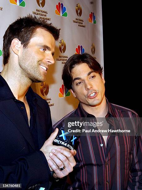 Cameron Mathison of "All My Children" and Bryan Dattilo of "Days of Our Lives"