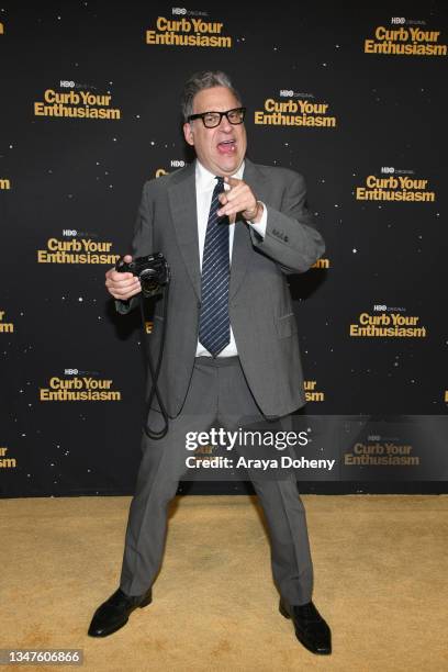 Jeff Garlin attends the premiere of HBO's "Curb Your Enthusiasm" at Paramount Pictures Studios on October 19, 2021 in Los Angeles, California.