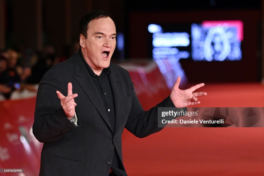 Quentin Tarantino Close Encounter Red Carpet - 16th Rome Film Fest 2021