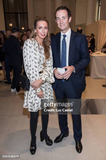 Olivia de Rothschild and Alexandre de Rothschild attend the Diner des "Amis du Musee d'Art Moderne de Paris". Held at Musee d'Art Moderne de Paris on...