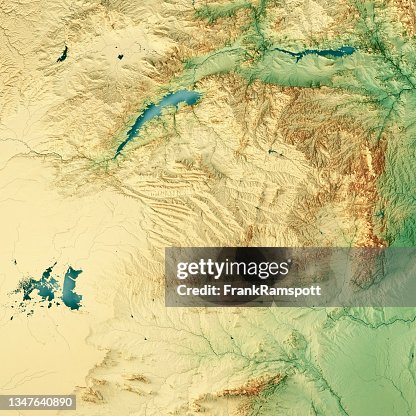 Chivi Map Zimbabwe 3d Render Topographic Map Color High-Res Stock Photo - Getty ...