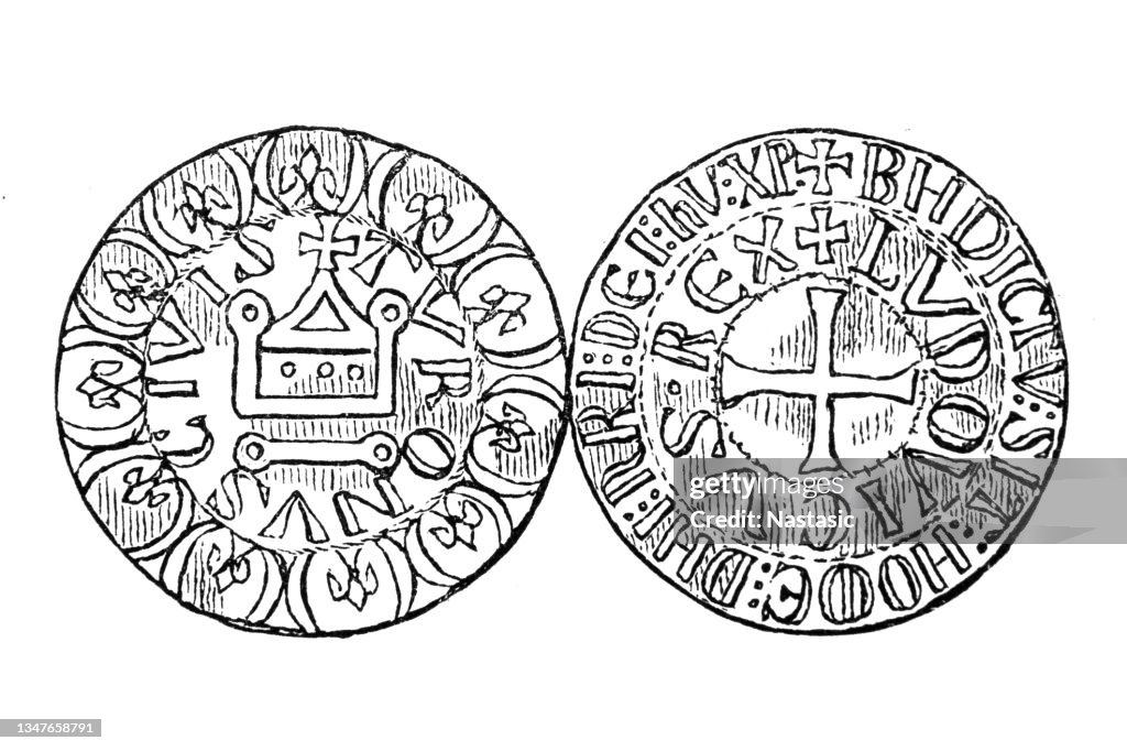 French Tournos Egg from the 13th century