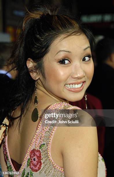 Brenda Song during "Glory Road" World Premiere - Red Carpet at The Pantages Theater in Los Angeles, California, United States.