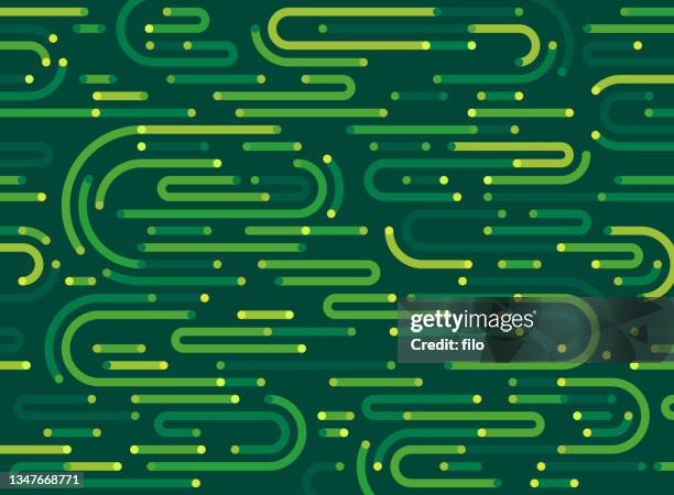 緑の抽象的な線の背景 - synapse点のイラスト素材／クリップアート素材／マンガ素材／アイコン素材