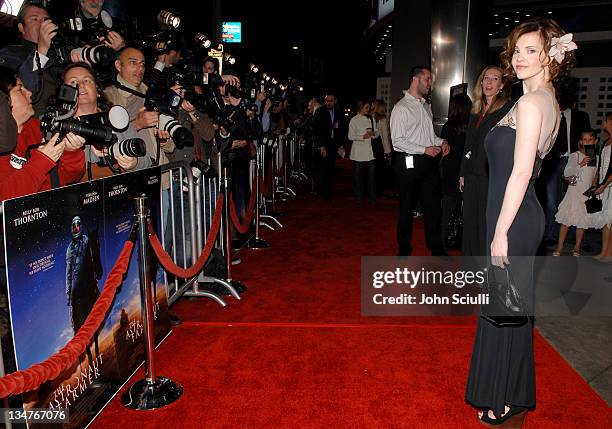 Kiersten Warren during "The Astronaut Farmer" Los Angeles Premiere - Red Carpet at Cinerama Dome in Hollywood, California, United States.