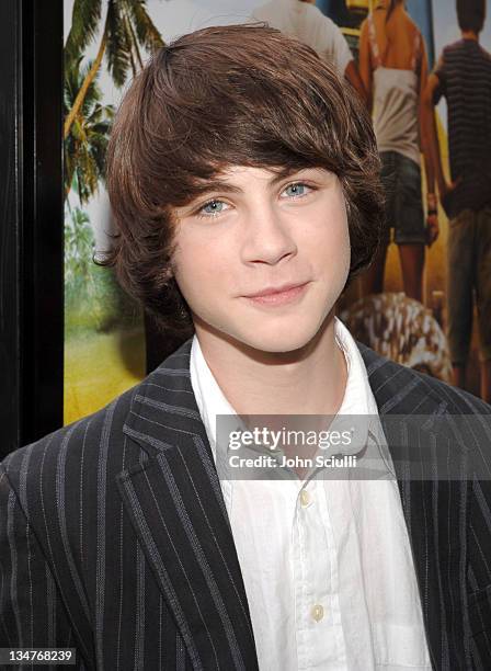 Logan Lerman during "Hoot" Los Angeles Premiere - Red Carpet at The Grove in Los Angeles, California, United States.