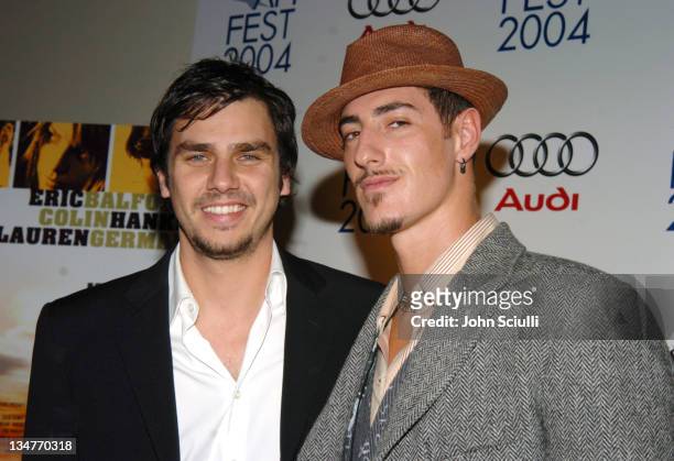 Director Ariel Vromen and Eric Balfour during AFI FEST 2004 Presented by Audi - "Rx" - Red Carpet at Arclight Theatre in Los Angeles, California,...