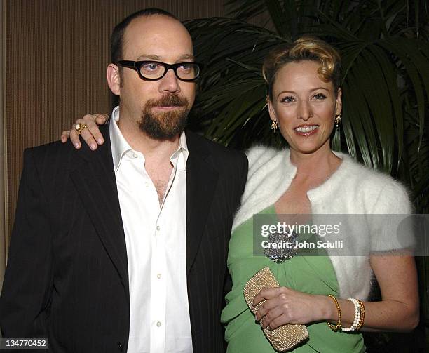 Paul Giamatti and Virginia Madsen, winners of the Best Picture Award for "Sideways"