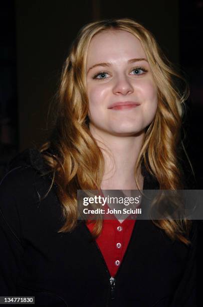 Evan Rachel Wood during 2005 Park City - Motorola Late Night Lounge Sponsored by Motorola and Splinter Cell Chaos Theory at Motorola Lodge in Park...