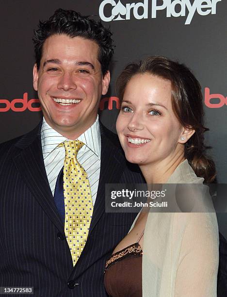 Rob Mariano and Amber Brkich during Bodog.com Presents Card Players Player of the Year Awards - Red Carpet at Henry Fonda Theatre in Los Angeles,...