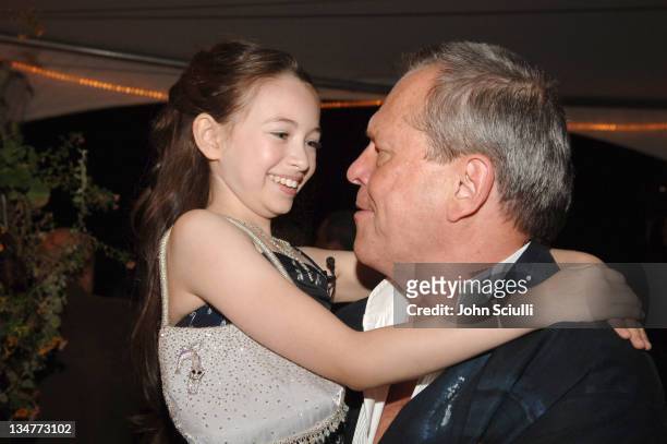 Jodelle Ferland and Terry Gilliam, director during 2005 Toronto Film Festival - "Tideland" After Party at Waterside Bistro in Toronto, Canada.