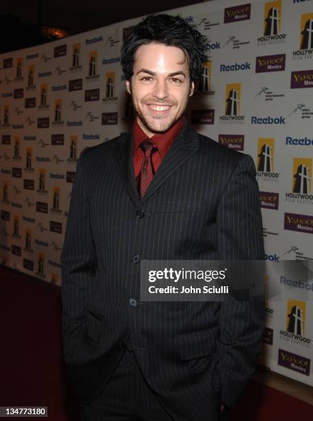 David Lago during 9th Annual Hollywood Film Festival Awards Gala Ceremony - Red Carpet at Beverly Hilton in Los Angeles, California, United States.