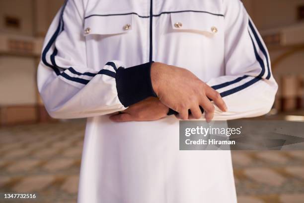 closeup shot of a muslim man praying in a mosque - isfahan imam stock pictures, royalty-free photos & images