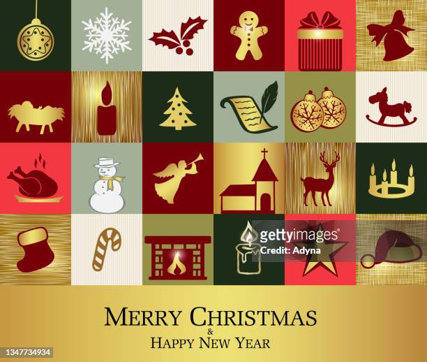 weihnachts-adventskalender - advent calendar surprise stock-grafiken, -clipart, -cartoons und -symbole