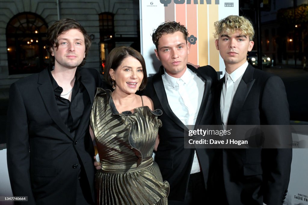 Sadie Rafferty Finlay Munro Kemp, Sadie Frost, Rafferty Law and Rudy Law attends the ...