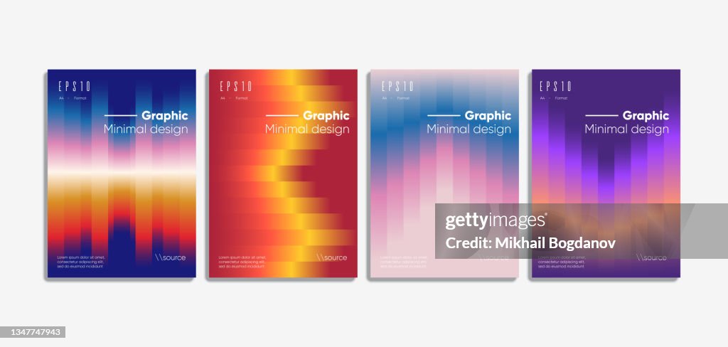 With Gradient Brochure.pdf Creative Gradient Brochure Templates Vector Minimal Design High-Res ...