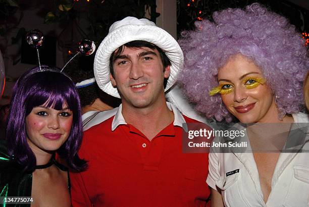 Rachel Bilson, Josh Schwartz and Melinda Clarke at the SKYY Orange Party