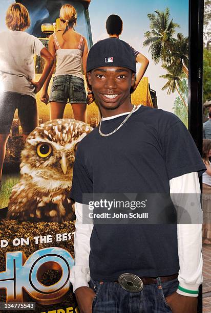 Nathaniel Lee during "Hoot" Los Angeles Premiere - Red Carpet at The Grove in Los Angeles, California, United States.