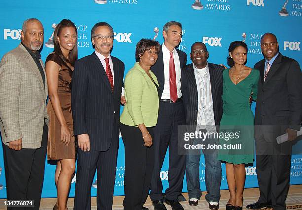 James Pickens, Jr., Aisha Tyler, Bruce Gordon, Clayola Brown, Peter Liguori President, Entertainment Fox Broadcasting Company, Randy Jackson,...