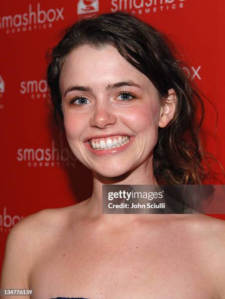 Nicole Linkletter during Smashbox Cosmetics Celebrate the Holidays and Brent Bolthouses Birthday at Area in Los Angeles, California, United States.