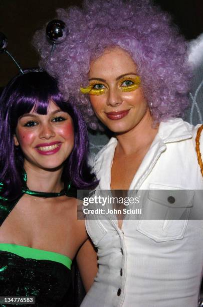 Rachel Bilson and Melinda Clarke at the SKYY Orange Party