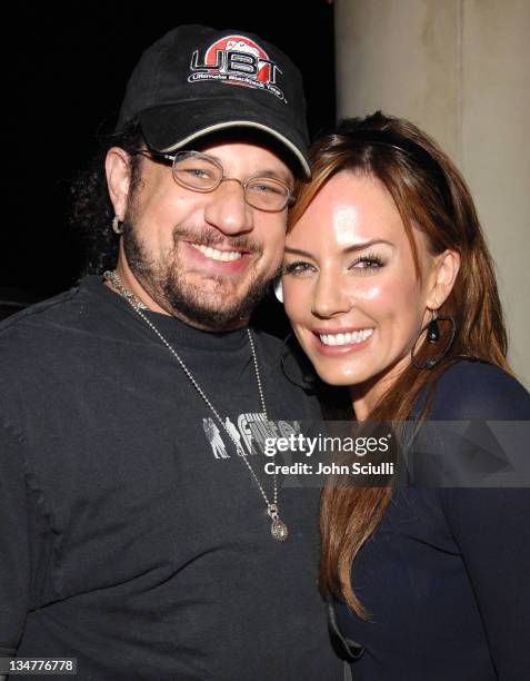 Joseph Reitman and Krista Allen during MySpace Presents Rock for Darfur Party Benefiting Oxfam America at Private Estate in Beverly Hills,...