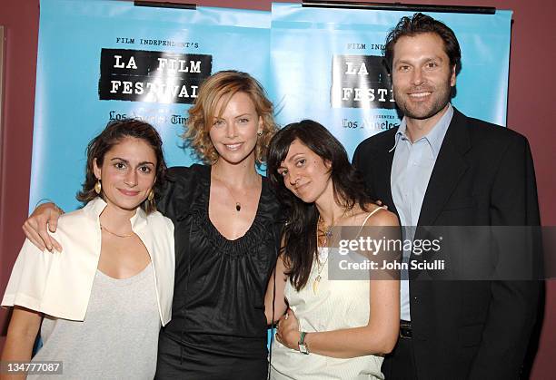 Emilia Menocal, co-director, Charlize Theron, executive producer, Juan Carlos Saizarbitoria and Jauretsi Saizarbitoria, co-director