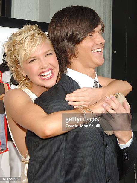 Arielle Kebbel and brother Christian during "John Tucker Must Die" Los Angeles Premiere - Arrivals at Mann's Chinese Theater in Hollywood,...