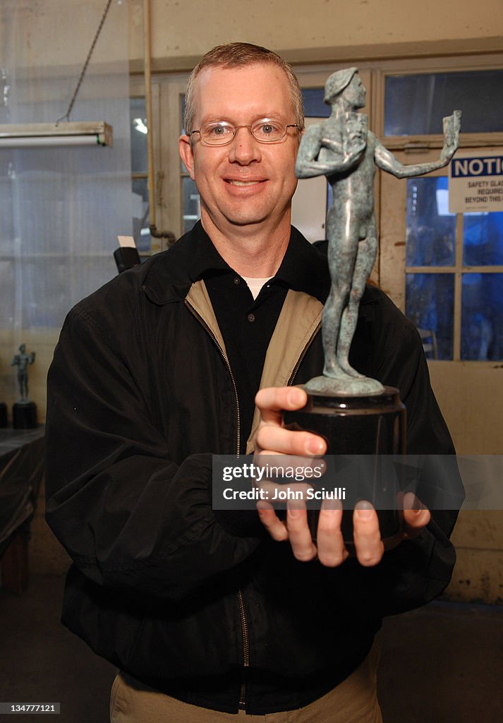 Casting of the Actor Statuette for the 13th Annual Screen Actors Guild Awards