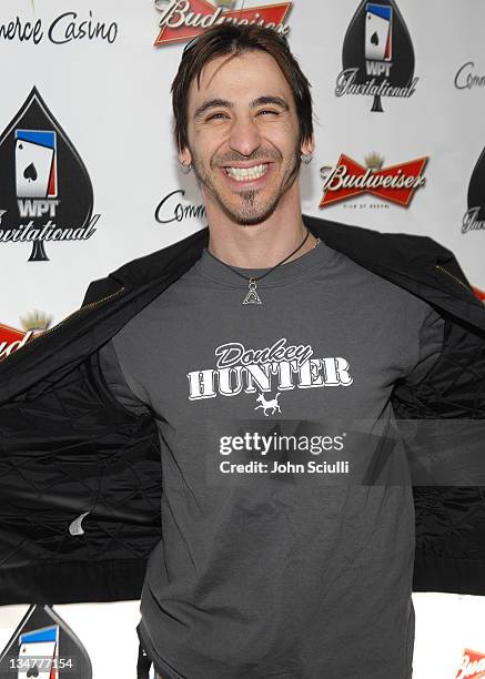 Sully Erna during 2007 World Poker Tour Celebrity Invitational - Red Carpet at Commerce Casino in Commerce, California, United States.