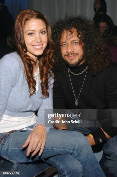 Shannon Elizabeth and Joseph D. Reitman during 2005 Park City - Motorola Late Night Lounge Sponsored by Motorola and Splinter Cell Chaos Theory at...