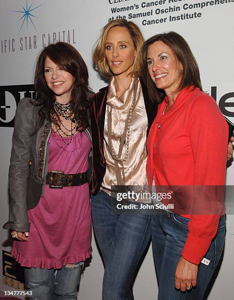 Elyse Walker, Kim Raver and Dr. Beth Karlan during 2nd Annual "The Pink Party" A Star-Studded Elyse Walker Benefit Supporting Cedars-Sinai Women's...