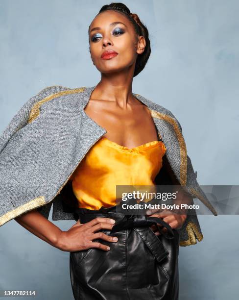 Actress Melanie Liburd is photographed on May 7, 2019 in New York City.