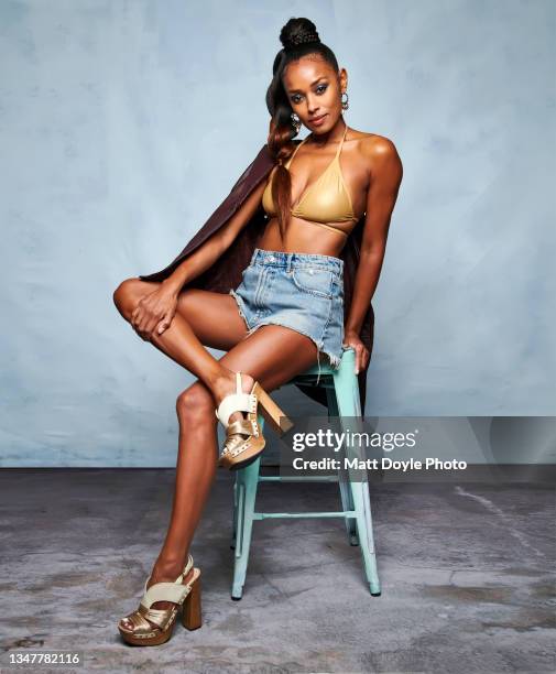 Actress Melanie Liburd is photographed on May 7, 2019 in New York City.