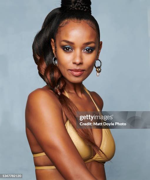 Actress Melanie Liburd is photographed on May 7, 2019 in New York City.